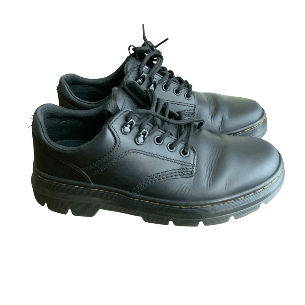 Dr. Martens Mens Black Reeder leather Oxford shoes. Size 8